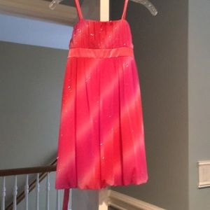 Pink dress worn once